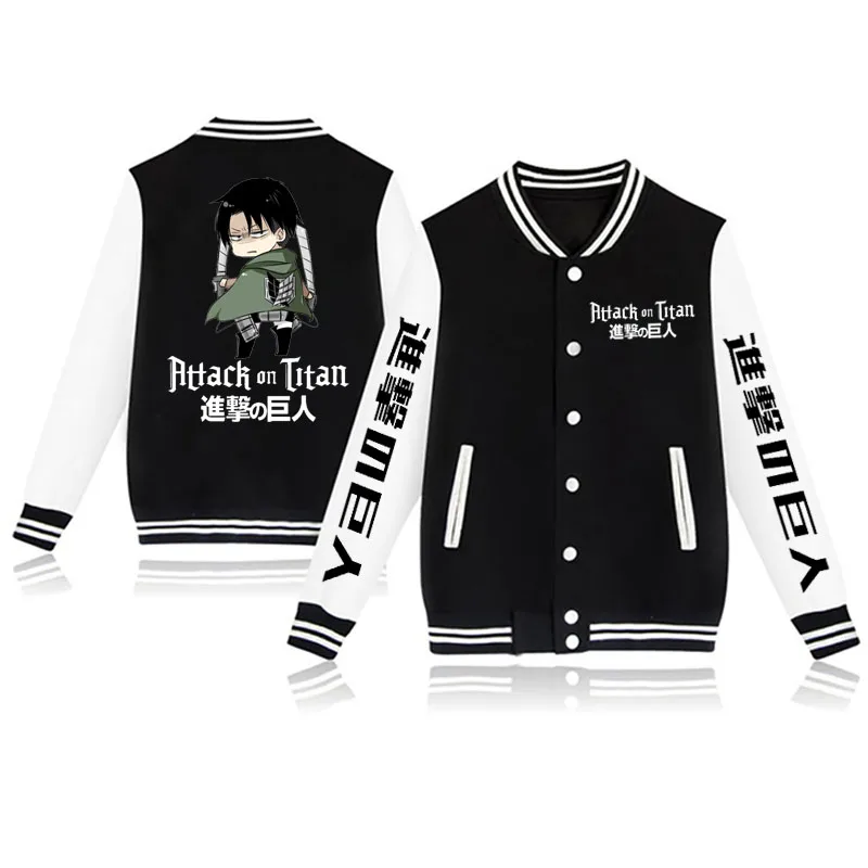 Attack on Titan te Levi Baseball Jacket